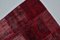 Vintage Burgundy Wool Area Rug 7