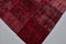 Vintage Burgundy Wool Area Rug 5