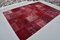 Vintage Burgundy Wool Area Rug 2