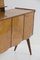 Vintage Sideboard aus Holz und figürlichem Glas, zugeschrieben Paolo Buffa 8