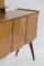 Vintage Wood and Figurative Glass Bar Sideboard attributed Paolo Buffa 8