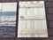 Seascape Wall Art Print on Wooden Boards, 20th Century, Set of 3 12
