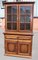 Oak Bookcase with Glazed Top, 1960s 1
