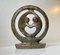 Vintage African Circle of Love Abstract Stone Sculpture 3