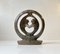 Sculpture Abstraite Cercle d'Amour Vintage en Pierre 2