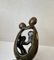 Vintage African Circle of Family Abstract Stone Sculpture 4