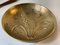 Antike buddhistische Klangschale aus Bronze mit Reispflanze, 2er Set 10