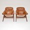 Swedish Leather Armchairs, 1970s, Set of 2, Image 2