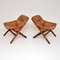 Swedish Leather Armchairs, 1970s, Set of 2, Image 3