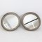 20th Century Round Wall Mirrors, Italy, Set of 2 1