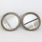 20th Century Round Wall Mirrors, Italy, Set of 2, Image 1