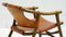 Leather & Bamboo Espri Easy Chair from Ikea, 1970s, Image 4