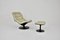 Fauteuil et Repose-Pieds par Georges-Charles Vanrijk pour Beaufort, 1970s, Set de 2 3