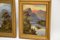 H. Leslie, Scottish Highlands, 1870s-1880s, Oil on Canvas, Framed, Set of 2 5
