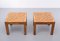 Italian Checkerboard Inlay Side Tables, 1960s, Set of 2 1