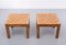 Italian Checkerboard Inlay Side Tables, 1960s, Set of 2, Image 1