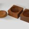 Vintage Danish Teak Lidded Boxes, 1960s, Set of 2 3