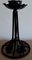 Vintage Art Deco French Black Painted Wrough Iron Table Lamp, 1930s 3