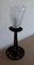 Vintage Art Deco French Black Painted Wrough Iron Table Lamp, 1930s 2
