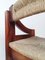 Mid-Century Brutalist Pine and Straw Chairs by Fratelli Montina, Italy, 1960s, Set of 4 9