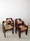 Chaises Brutalistes Mid-Century en Pin et Paille par Fratelli Montina, Italie, 1960s, Set de 4 4