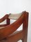 Chaises Brutalistes Mid-Century en Pin et Paille par Fratelli Montina, Italie, 1960s, Set de 4 13