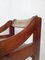 Mid-Century Brutalist Pine and Straw Chairs by Fratelli Montina, Italy, 1960s, Set of 4, Image 13