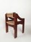 Brutalistische Mid-Century Stühle aus Pinienholz & Stroh von Fratelli Montina, Italien, 1960er, 4er Set 22