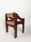 Chaises Brutalistes Mid-Century en Pin et Paille par Fratelli Montina, Italie, 1960s, Set de 4 22