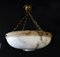 Large Alabaster Ceiling Lamp 11