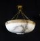 Large Alabaster Ceiling Lamp 14