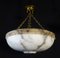 Large Alabaster Ceiling Lamp, Image 1