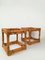 Vintage Bamboo, Rattan & Smoked Glass Side Tables, Italy, 1970, Set of 2 11