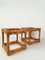 Vintage Bamboo, Rattan & Smoked Glass Side Tables, Italy, 1970, Set of 2, Image 11