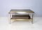 Coffee Table in Chrome & Brass by Jean Charles 5