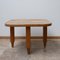 Mid-Century French Oak Coffee Table from Guillerme Et Chambron 1