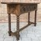 Early 20th Century Spanish Carved Console Table with Turned Legs 17