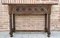Early 20th Century Spanish Carved Console Table with Turned Legs, Image 6