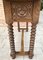 Early 20th Century Spanish Carved Console Table with Turned Legs, Image 5