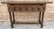 Early 20th Century Spanish Carved Console Table with Turned Legs, Image 8