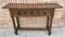 Early 20th Century Spanish Carved Console Table with Turned Legs 3