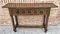 Early 20th Century Spanish Carved Console Table with Turned Legs, Image 3