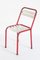 Chaises en Fer et Bois, France, 1950s, Set de 4 4