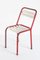 Iron and Wood Chairs in the Style of Tolix, France, 1950s, Set of 4, Image 5