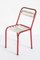 Iron and Wood Chairs in the Style of Tolix, France, 1950s, Set of 4, Image 7