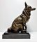JB Deposee, Sculpture of a Wolf, 20th Century, Bronze, Image 1