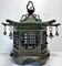 Large Chinese Bronze Lantern Ceiling Lamp, 1930s, Image 6