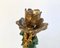 Candeleros de jade verde con bronce dorado, años 60. Juego de 2, Imagen 5