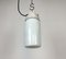 Industrial White Porcelain Pendant Light with Milk Glass, 1970s, Image 6