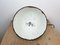 Industrial White Grey Enamel Factory Hanging Lamp with Cast Iron Top, 1960s, Image 13